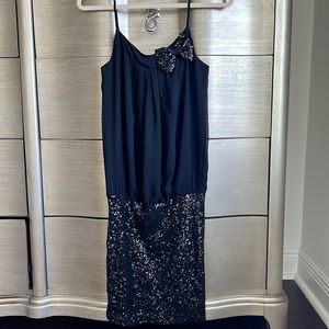 Black sequin dress